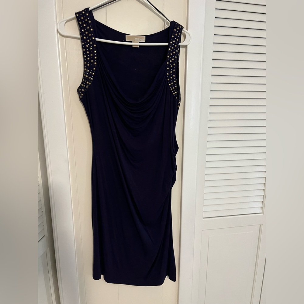 Great tshirt stylish dress by Michael Kors blue with detail